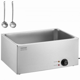 Kommerciel elektrisk mad Varmere bordplade Buffet 18L 1200W Bain Marie