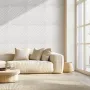 3D Wall Panels, 12-Pack 19.7 x 19.7 in PVC Modern Art Minimalist Wave Tiles, 32 Sq.Ft Coverage Accent Wall Panel, Interior Home 