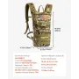 Hydration Backpack, Water Backpack with 3L TPU Water Bladder, Tactical Molle Hiking Hydration Pack with Storage for Men Women, H