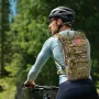 Hydration Backpack, Water Backpack with 3L TPU Water Bladder, Tactical Molle Hiking Hydration Pack with Storage for Men Women, H