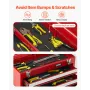 Metal Tool Box, 20.5-inch, Portable Metal Tool Box with 3 Drawers, Small Tool Chest with EVA Liners, Ball Bearing Slide Drawers 