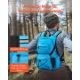 Hydration Pack Backpack 2L TPU Water Blære Biking Hiking Løb