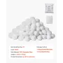 Pool Filter Balls for Sand Filter, 0.7 kg/1.5 lbs, Filter Balls Replace Pool Filter Sand, Reusable Polyester Fiber Filter Media 