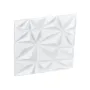 3D Wall Panels, 33-Pack 11.81 x 11.81 in PVC Modern Art Minimalist Diamond Tiles, 32 Sq.Ft Coverage Accent Wall Panel, Interior 
