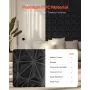 3D vægpaneler 33-pack 11.81x11.81 '' PVC 32 sq.ft dækning af