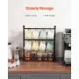 Kaffekrus Holder til bordplade 16 Hooks Cup -rack med