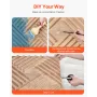 3D Slat vægpaneler 12-Pack 19,7x19,7 '' PVC 32 sq.ft dækning