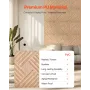 3D Wall Panels, 12-Pack 19.7 x 19.7 in PVC Modern Art Minimalist Salt Tiles, 32 Sq.Ft Coverage Accent Wall Panel, Interior Home 