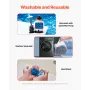 Pool Filter Balls for Sand Filter, 0.7 kg/1.5 lbs, Filter Balls Replace Pool Filter Sand, Reusable Blue Polyester Fiber Filter M