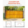 Gate Building Kit, Fits 60 to 96 in Wide Openings, Up from 4 to 5 ft High Fence, Adjustable Gate Building Kit, Anti Sag Full Gat