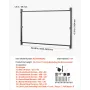 Gate Building Kit, Fits 60 to 96 in Wide Openings, Up from 4 to 5 ft High Fence, Adjustable Gate Building Kit, Anti Sag Full Gat