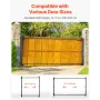 Gate Building Kit, Fits 40 to 72 in Wide Openings, Up from 4 to 5 ft High Fence, Adjustable Gate Building Kit, Anti Sag Full Gat