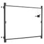 Gate Building Kit, Fits 40 to 72 in Wide Openings, Up from 4 to 5 ft High Fence, Adjustable Gate Building Kit, Anti Sag Full Gat