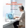 Desk Fan Bladeless, 12.99 Inch Kids-Friendly Personal Portable Desk Fan, 6-Speed USB Quiet Cooling Small Tower Fan with Button C