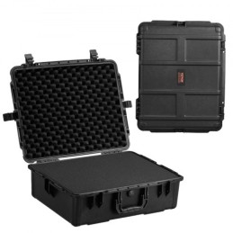 2.4 Cu.ft Weatherproof Hard Case with Handle Clips Padlock Holes Foam