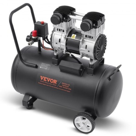 Air Compressor Compact Portable Oil Free Compressor 15 Gallon 90 PSI