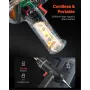 Cordless Plastic Welder, 120W Plastic Welding Gun with 400PCS 4 Types Hot Staples, Rechargeable Hot Staple Welding Gun, Plastic 