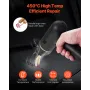 Cordless Plastic Welder, 120W Plastic Welding Gun with 400PCS 4 Types Hot Staples, Rechargeable Hot Staple Welding Gun, Plastic 
