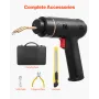 Cordless Plastic Welder Gun 120W Plastic Welder Kit med 400