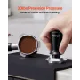 Espresso Tamper 51mm, Spring Loaded Coffee Tamper, 30 lbs Tamper Tool Espresso, Stainless Tamper with Non-Slip Grip