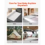 Bed Bumper for Toddlers, 52-inch Non-Slip Bed Guard Rail with Safety Flap, High-Rebound Foam Toddler Bedrail Bumper with Machine