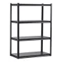 Storage Shelves, 2400 lbs, 4 Tier Garage Storage Shelving, 20" D x 40" W x 57" H Adjustable Metal Shelves for Garage Shelves Uti