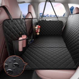52 x 24.8 in Dog Car Seat Cover for Back Seat Waterproof 600D for Cars