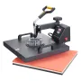 Heat Press Machine, 15x15inch / 38x38cm, 2IN1 Clamshell Sublimation Transfer Printer with Teflon Coating, Digital Precise Heat C
