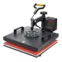 Heat Press Machine, 15x15inch / 38x38cm, 2IN1 Clamshell Sublimation Transfer Printer with Teflon Coating, Digital Precise Heat C