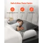 Bed Bumper for Toddlers, 52-inch Inflatable Bed Guard Rail with Safety Flap, 2-Pack Toddler Bedrail Bumpers with Non-Slip Bottom