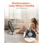 2 stk 20 tommer gulvfans 3 hastighed 360 ° Tilt high-hastighed