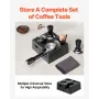 ABS Espresso Tamping Station 51-58 mm Station med aftagelig slot