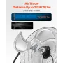 20 i gulvventilator 3-hastighed 360 ° Justerbar Tilt