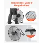 Floor Fan, 3 Speeds High Velocity Heavy Duty 20 Inch Industrial Fan, 4800 CFM 360° Adjustable Tilt 21.33 ft/sec Airflow Large Me