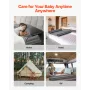 Bed Bumper for Toddlers, 52-inch Inflatable Bed Guard Rail with Safety Flap, Non-Slip TPU Toddler Bedrail Bumper for Twin, Full,