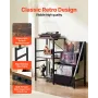 Record Player Stand with Charging Station & USB Ports, Holds up to 200 Albums, 3-Tier Turntable Stand with Vinyl Record Storage,