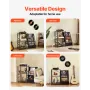 3 Tiers Record Player med LED Light & USB -porte Metal