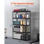 Storage Shelves, 3000 lbs, 5 Tier Garage Storage Shelving, 18" D x 48" W x 78" H Adjustable Metal Shelves for Garage Shelves Uti