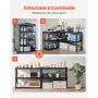 Storage Shelves, 3000 lbs, 5 Tier Garage Storage Shelving, 18" D x 48" W x 78" H Adjustable Metal Shelves for Garage Shelves Uti