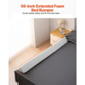 Småbørns seng kofanger 56 i ikke-skridsikre skum sengebane kofanger letvægt