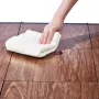 Dance Floor Tiles, 12.4 x 12.4 in 52 Piece Interlocking Dance Flooring, Portable Dance Practice Floor with Cushioned Base (Oak W