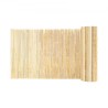 Natural Bamboo Slat Screening Privacy Bamboo Slat Fence 3 ft H x 19.6 ft L