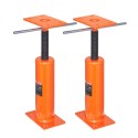 2PCS Adjustable Floor Jack Post House Floor Leveling Lift 12"-16" Height