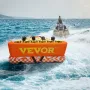 Towable Tube for Boating, 1-4 Riders Inflatable Boat Tubes and Towables, 680lbs Water Sport Towable Tube for Boat to Pull - with