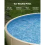 Pool Liner, 15ft Round Pool Liner, Uinbead Style, Durable Vinyl Pool Liner, Standard Gauge, 47in Wall Height, Pool Liner Replace