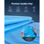 Rund poolliner 4,5 m Unibead poolliner 122 cm væghøjde ensfarvet