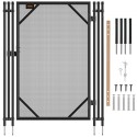 Pool Fence Gate 4 x 2.5 FT Removable Inground Pool Gate for Kids Security