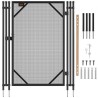 Pool Fence Gate 4 x 2.5 FT Removable Inground Pool Gate for Kids Security