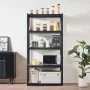 Storage Shelves, 2000 lbs, 5 Tier Garage Storage Shelving, 18" D x 36" W x 72" H Adjustable Metal Shelves for Garage Shelves Uti