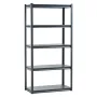 Storage Shelves, 2000 lbs, 5 Tier Garage Storage Shelving, 18" D x 36" W x 72" H Adjustable Metal Shelves for Garage Shelves Uti